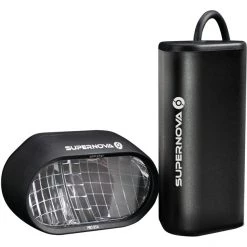 Supernova Éclairage Vélo à Pile M99 Mini Pro B54 Lumière Avant Avec Batterie, Noir
