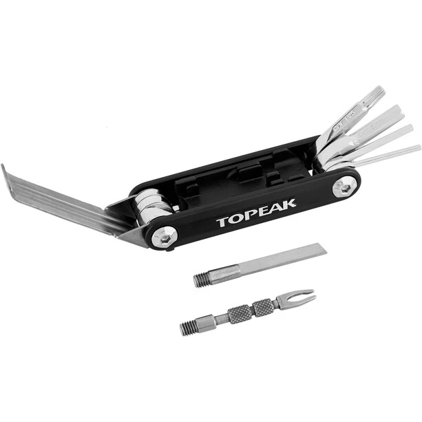 Topeak Mini-outils & Outils Multifonctions Tubi-Tool Mini Outil Multifonction, Argent/noir 2 Topeak Mini-outils & Outils Multifonctions Tubi-Tool Mini Outil Multifonction, Argent/noir – Image 2