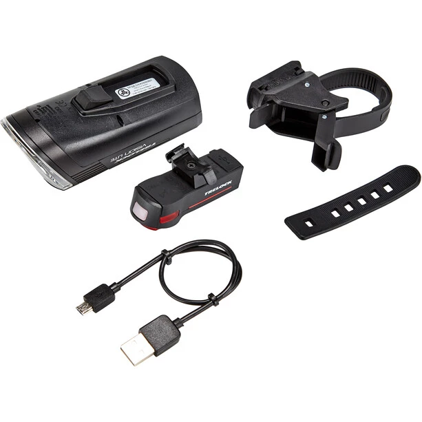 Trelock Éclairage Vélo à Pile LS 660 I-GO Vision Lite + LS 740 Vector Signal Kit Éclairages 1 Trelock Éclairage Vélo à Pile LS 660 I-GO Vision Lite + LS 740 Vector Signal Kit Éclairages