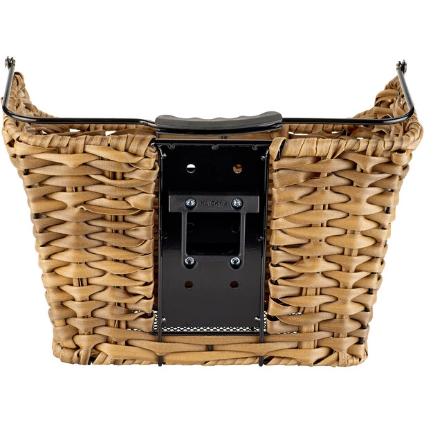 Unix Paniers Vélo Manolo Panier Pour Roue Avant KlickFix, Marron 2 Unix Paniers Vélo Manolo Panier Pour Roue Avant KlickFix, Marron – Image 2