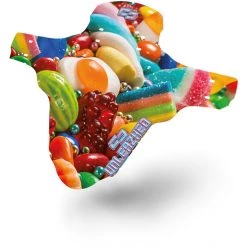 Unleazhed Unsplash M01 Garde-boue Avant 26-29" Avec 4 Attaches Câbles Rilsan, Multicolore