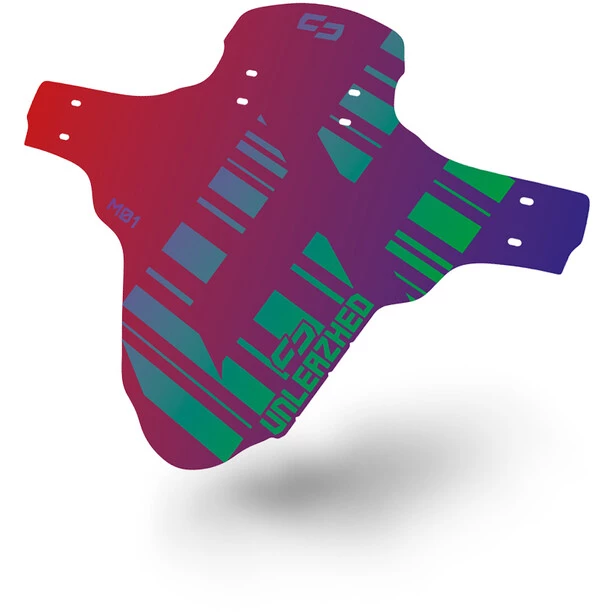 Unleazhed Unsplash M01 Garde-boue Avant 26-29" Avec 4 Attaches Câbles Rilsan, Multicolore 1 Unleazhed Unsplash M01 Garde-boue Avant 26-29" Avec 4 Attaches Câbles Rilsan, Multicolore