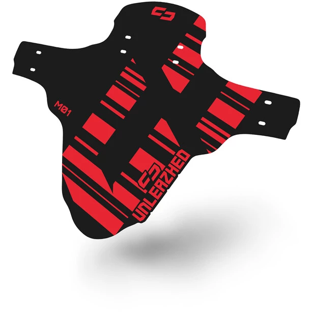 Unleazhed Unsplash M01 Garde-boue Avant 26-29" Avec 4 Attaches Câbles Rilsan, Rouge 1 Unleazhed Unsplash M01 Garde-boue Avant 26-29" Avec 4 Attaches Câbles Rilsan, Rouge