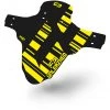 Unleazhed Unsplash M01 Garde-boue Avant 26-29" Avec 4 Attaches Câbles Rilsan, Noir/jaune