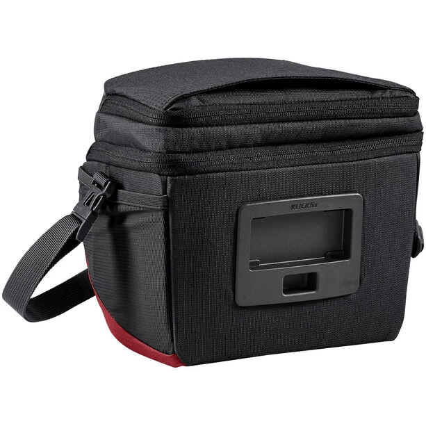 Vaude Sacoches Pour Guidon OnTour Box M Sacoche Prêt Pour Klickfix, Noir/rouge 1 Vaude Sacoches Pour Guidon OnTour Box M Sacoche Prêt Pour Klickfix, Noir/rouge