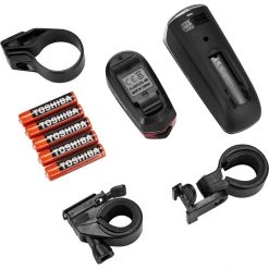 Xlc Éclairage Vélo à Pile Comp Ariel/Neso CL-S11 Kit D’éclairages